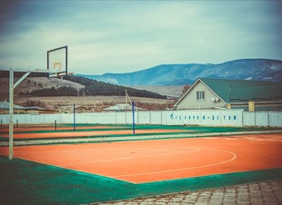 Баскетбол. Отель Адиюх-Пэлас. Хабез, Карачаево-Черкесия.