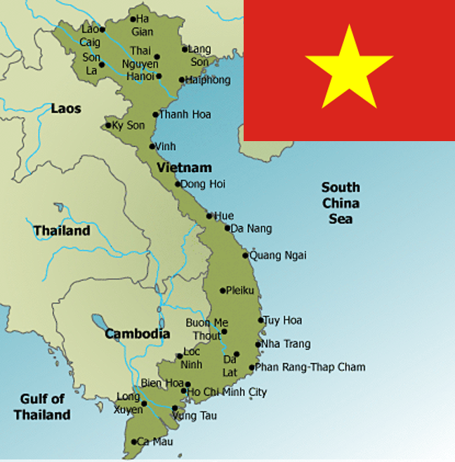Расстояние до ханоя. Социалистическая Республика Вьетнам на карте. Столица Вьетнама на карте. Вьетнам политическая карта.