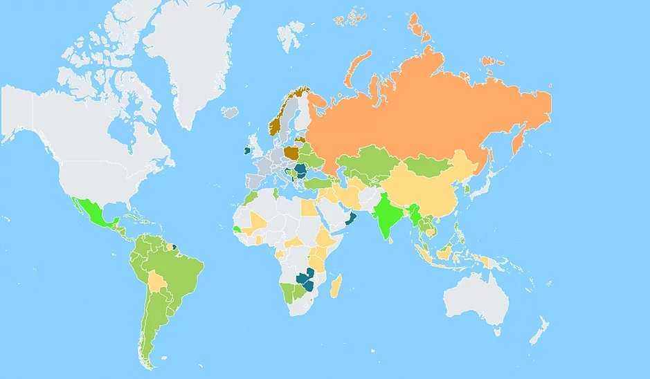 Можно страна. Карта стран безвизовый въезд в РФ. Безвизовые страны на карте. Страны безвизового въезда для россиян. Страны с визой.
