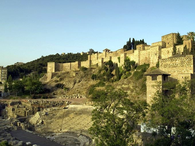 ALCAZABA Y TEATRO ROMANO.MALAGA