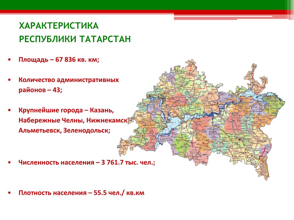 Татарстан какая республика. Площадь Республики Татарстан карта. Территория Татарстана площадь. Размер территории Республики Татарстан. Плотность плотность населения Республики Татарстан.