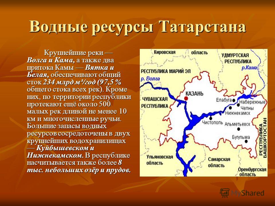 Какая протекает. Водные ресурсы Татарстана. Реки Татарстана. Реки Татарстана презентация. Водные богатства Татарстана.