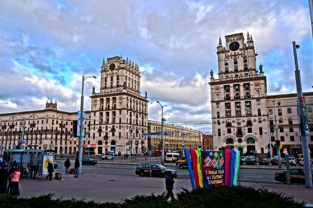 ворота в город Минск
