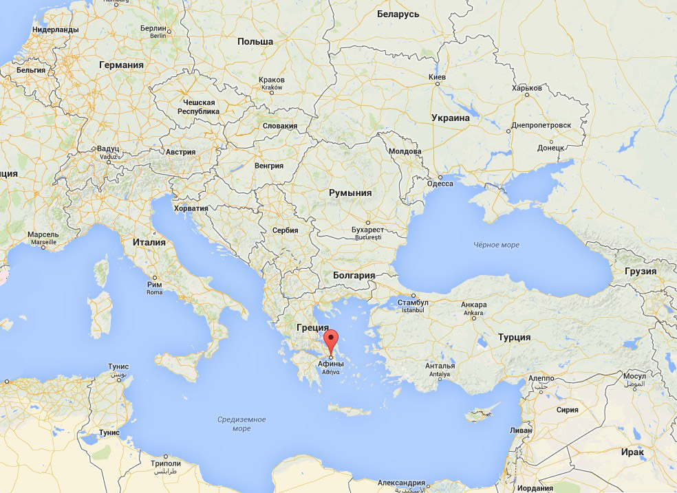 Греция на карте мира фото