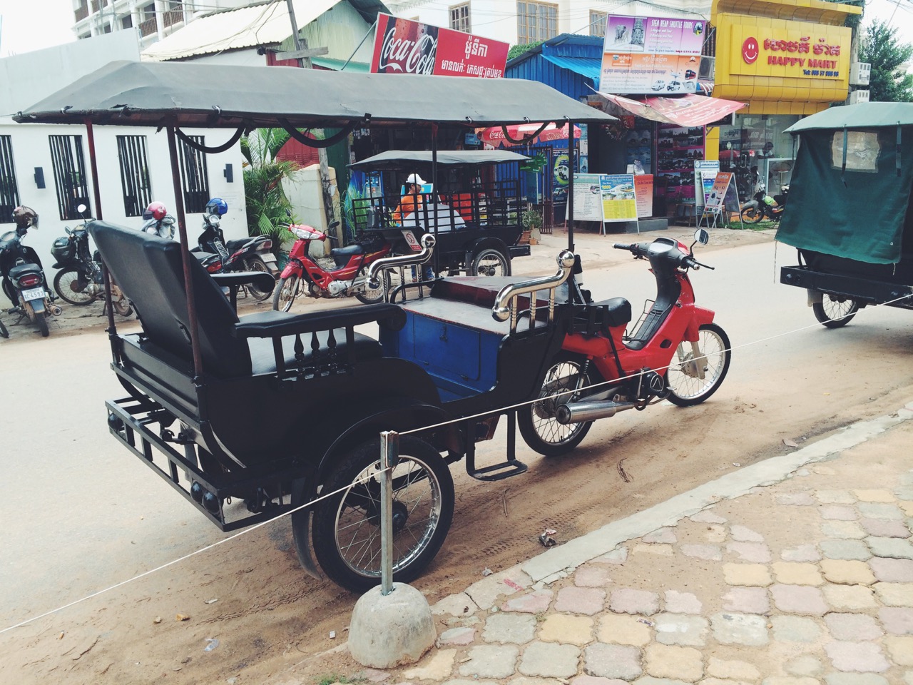 Путешествие по Камбодже: Камбоджийский моторикша