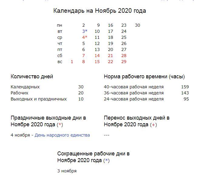 Сколько в ноябре. Рабочие дни в ноябре. Рабочие дни в ноябре 2020 года в России. Даты отдыха в ноябре 2020. Сколько дней в ноябре 2020.