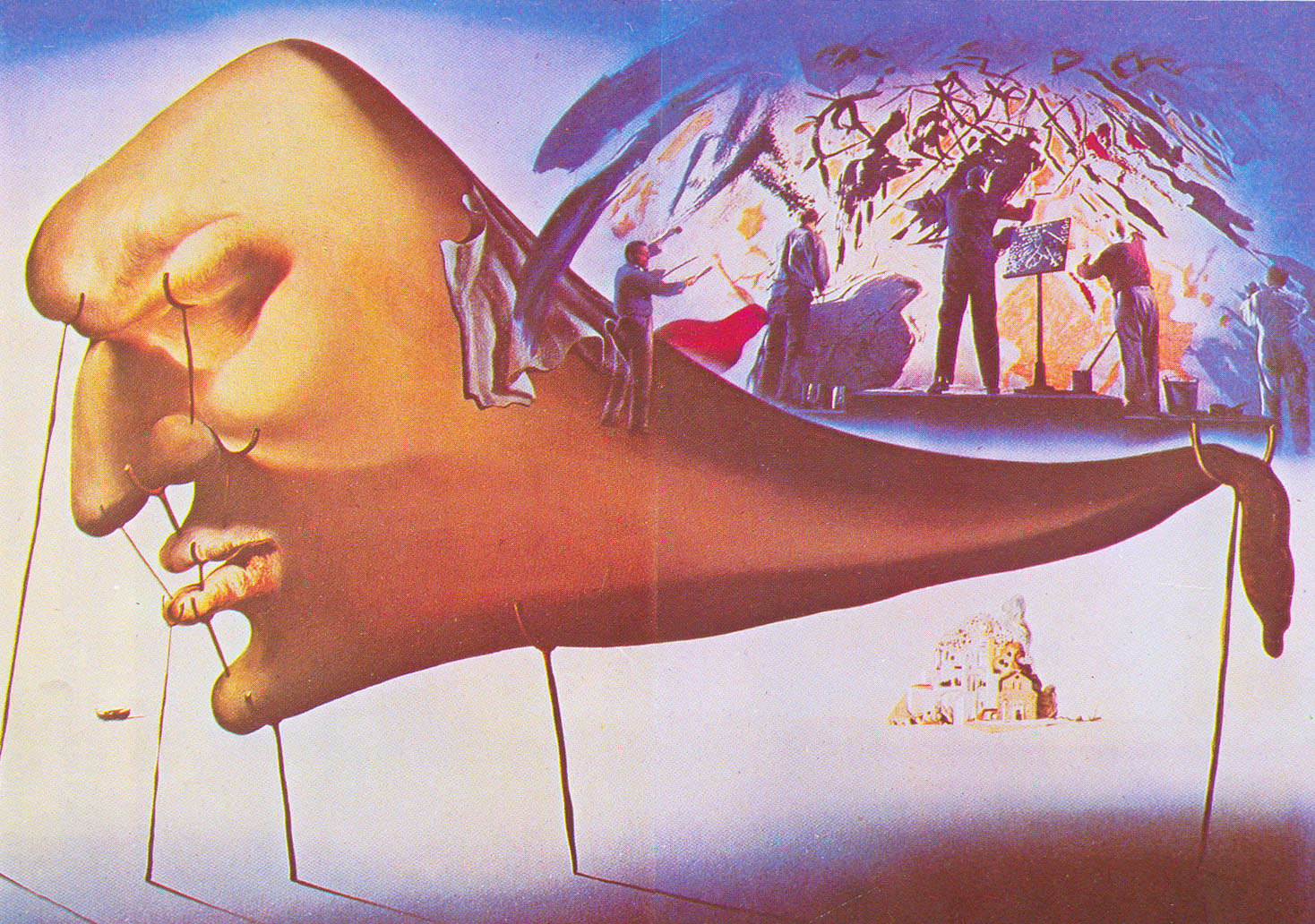 Дали просто слушать. Salvador Dali картины. Сюрреализм 20 века Сальвадор дали. Salvador Dali картина sueno. Сальвадор дали 1940.