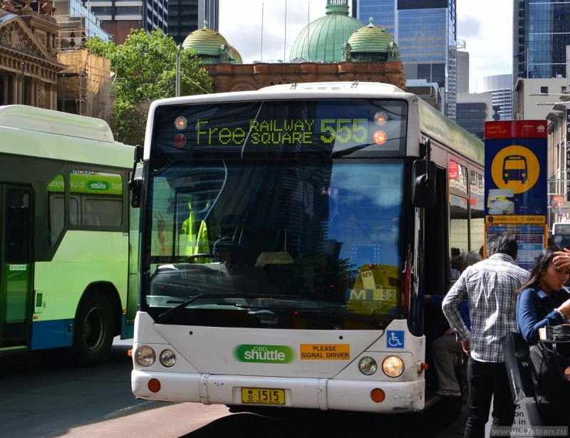 Бесплатный автобус в Сиднее