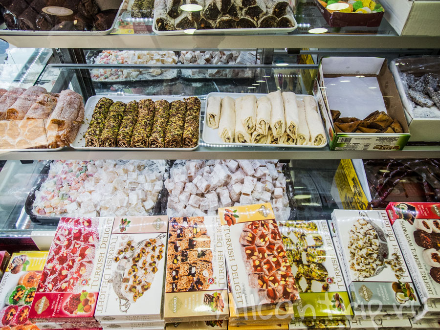 турецкие сладости в Сиде