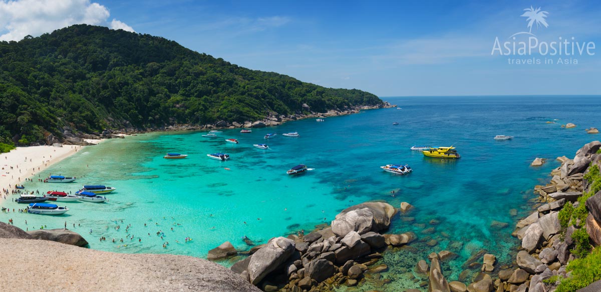 Одни из самых красивых и самых популярных островов Таиланда - Симиланские острова 