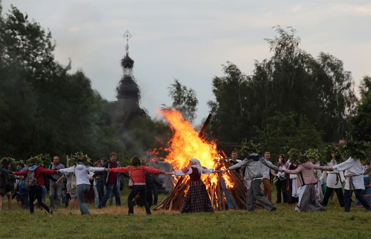 Купалье в Строчицах