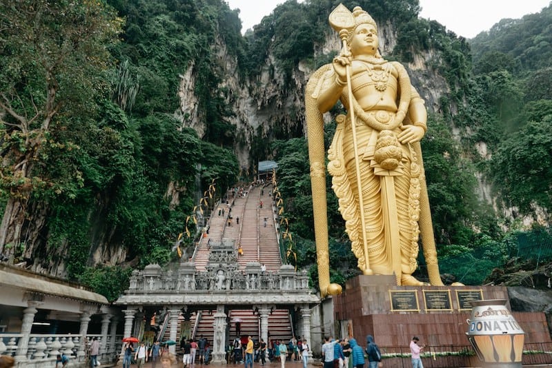 Достопримечательности Куала-Лумпур - Пещеры Бату - Batu Caves