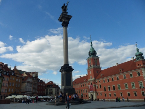 Старое Место Варшава Польша Королевский дворец и Замковая площадь