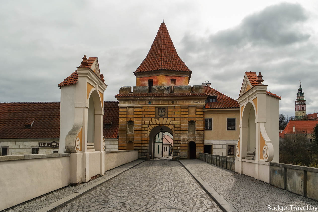 Северные ворота в Крумловский замок