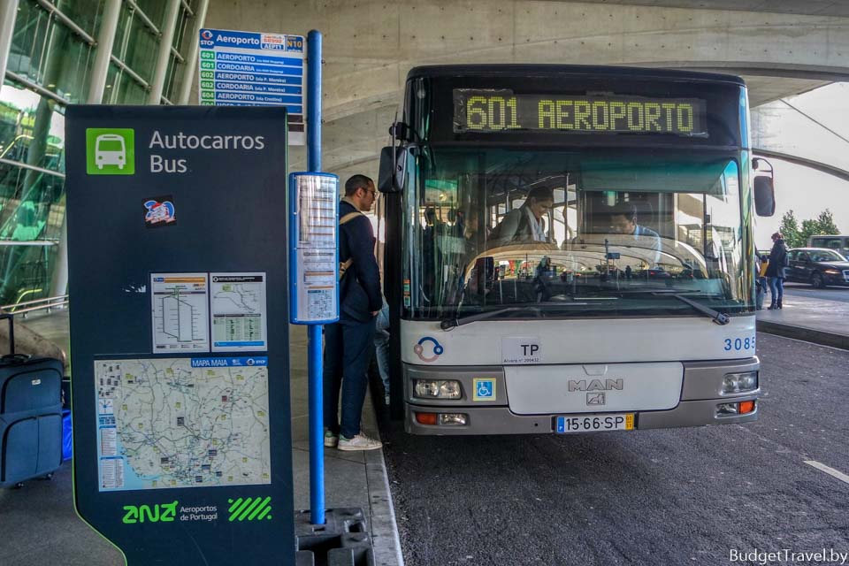 Автобус в Аэропорт Порту