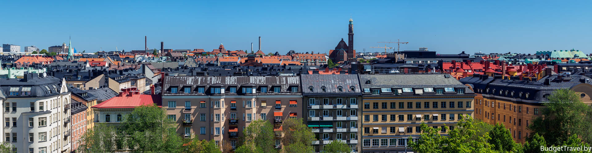 Крыши Стокгольма - Панорама