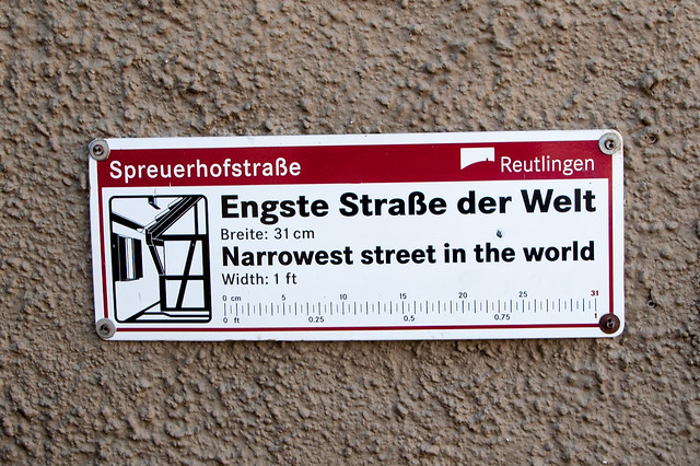 Культура: Spreuerhofstraße, la rue la plus étroite du monde !