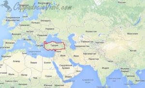 Турция на карте мира - Карты Турции