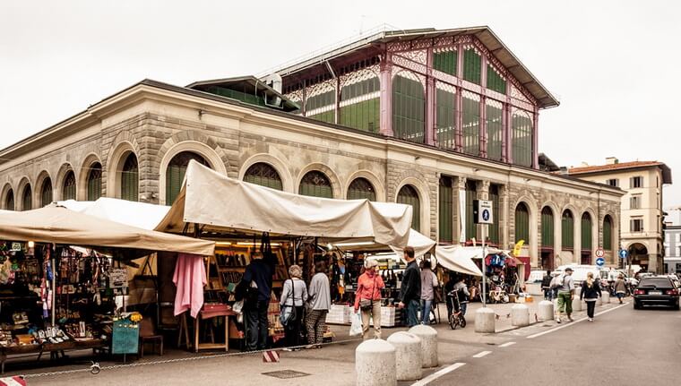 Mercato Centrale - главный продуктовый рынок Флоренции