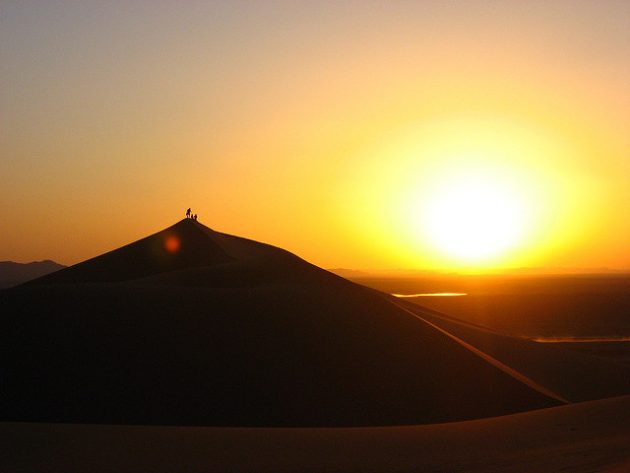 Закат в Сахаре
