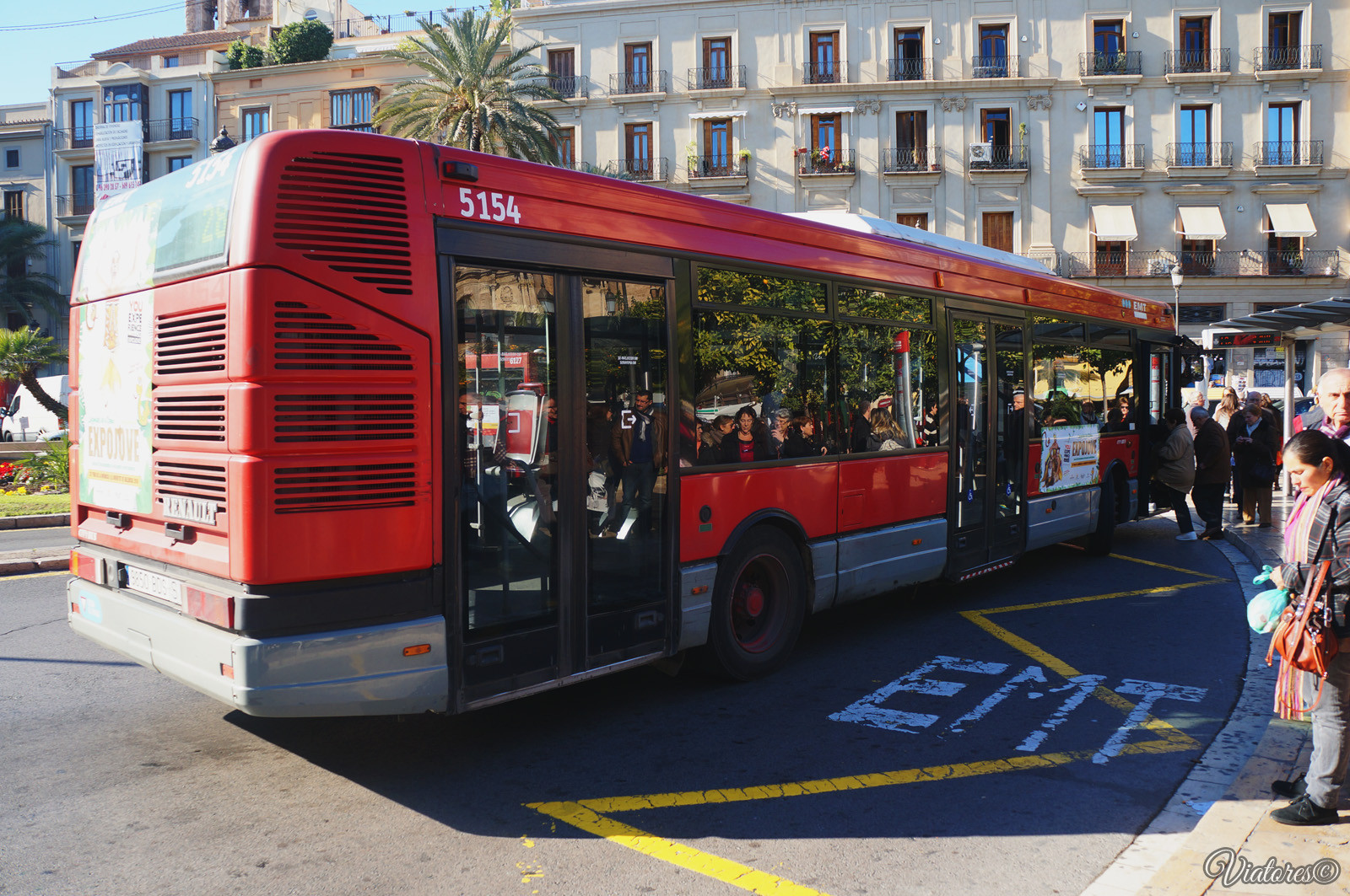 Public Transport. Bus. Valencia. Spain