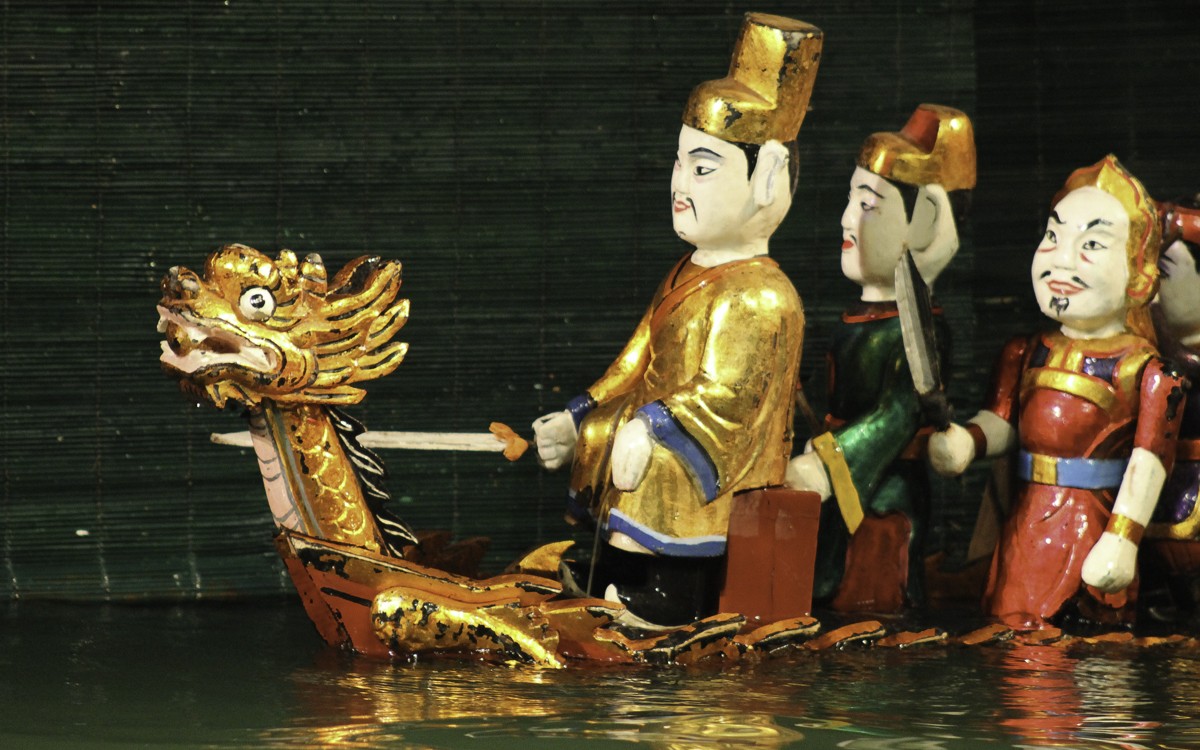 Театр кукол на воде в Нячанге, Вьетнам