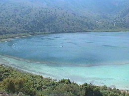 Пресноводное озеро Курна. Природа