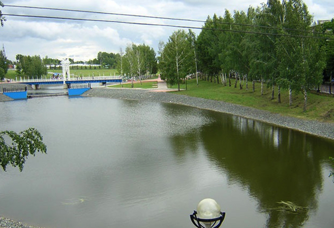 Интереснейший каскад прудов в г.Альметьевск