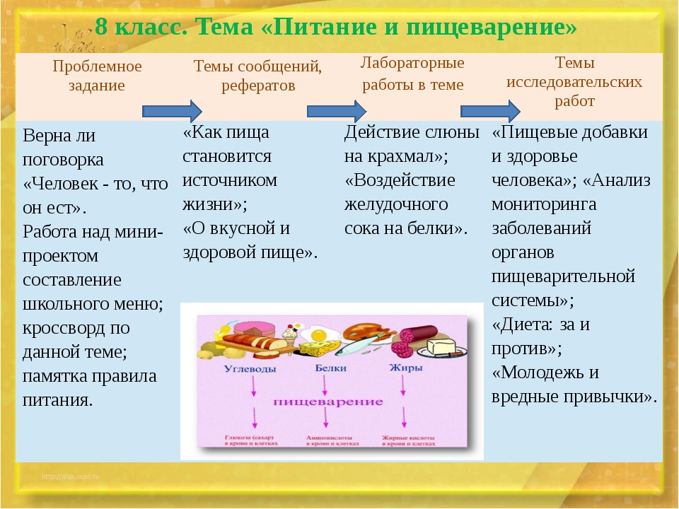 Типы питания класс