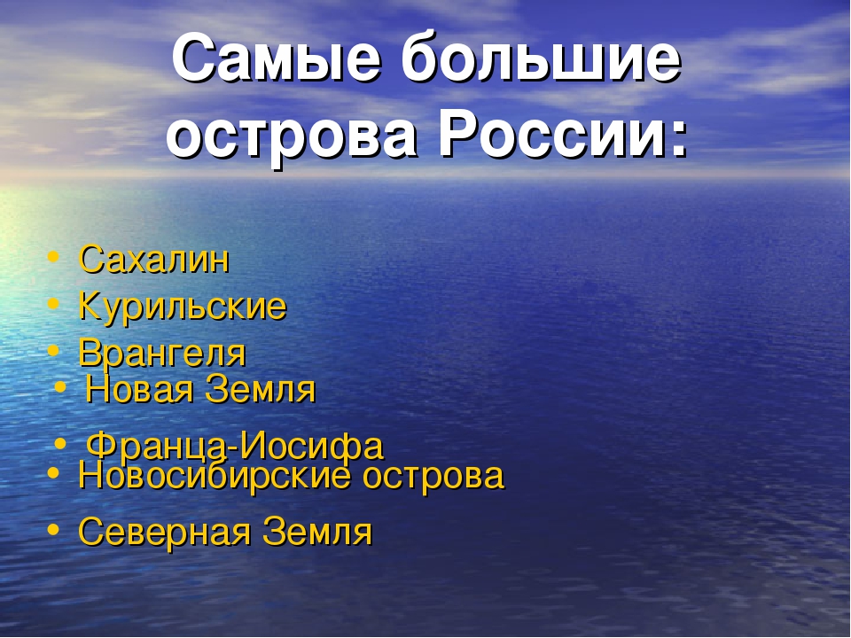 Что означают название островов. Острова и полуострова названия.