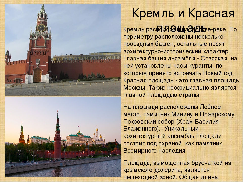 Московский кремль характеристика