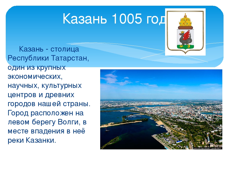 Столица республики расположена на волге город. Проект города на Волге. Города на Волге презентация. Казань город был основан в 1005 году. Казань.