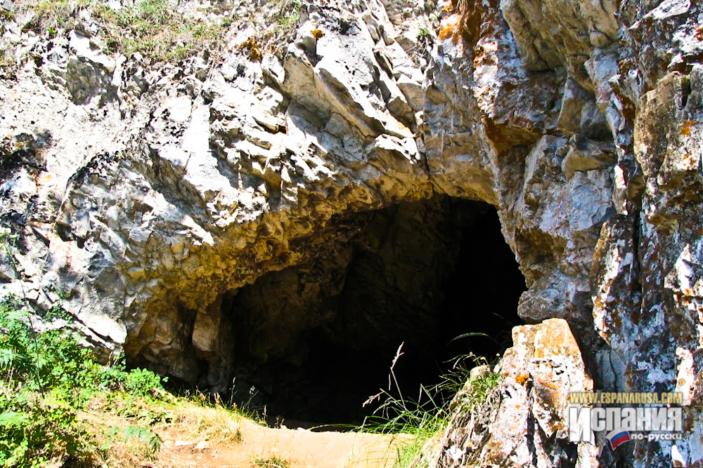 Пещера для вызревания сыра в Астурии