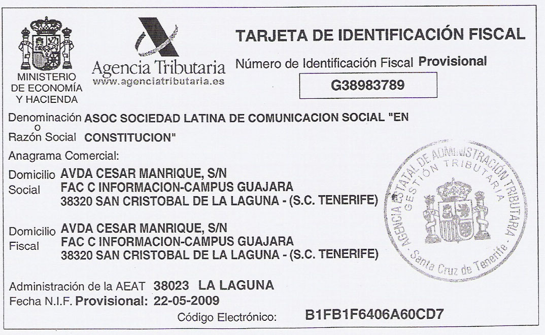 Codigo de identificacion fiscal – Идентификационный налоговый код в Испании