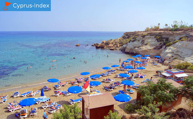 Пляж Каппарис. Песчаные пляжи Кипра в районе курортного города Протарас