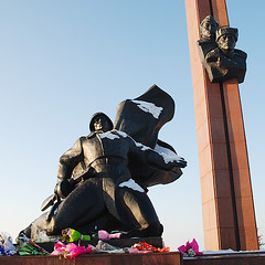 Памятник Матросову и Губайдуллину