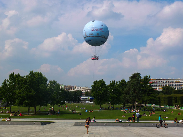 Parc André Citroen. Ballon GENERALI de Paris
