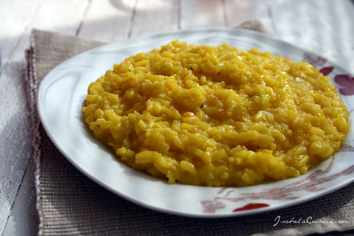 Risotto alla milanese. Milan. Italy