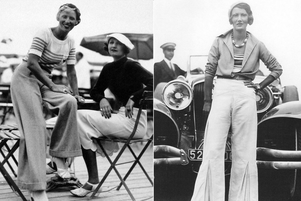 Женщины в брюках в 30-х