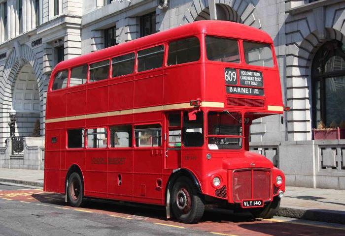 Как называется лондонский автобус