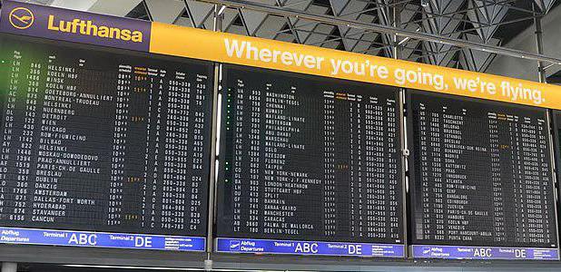 Расписание аэропорта франкфурта