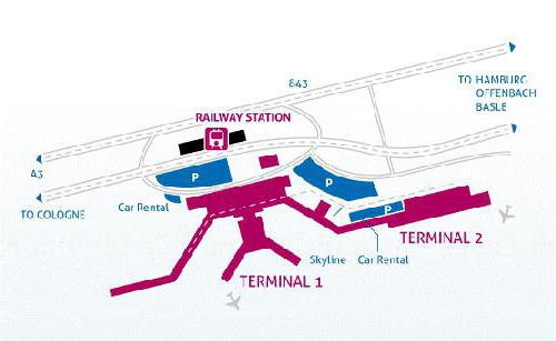 Схема аэропорта франкфурта