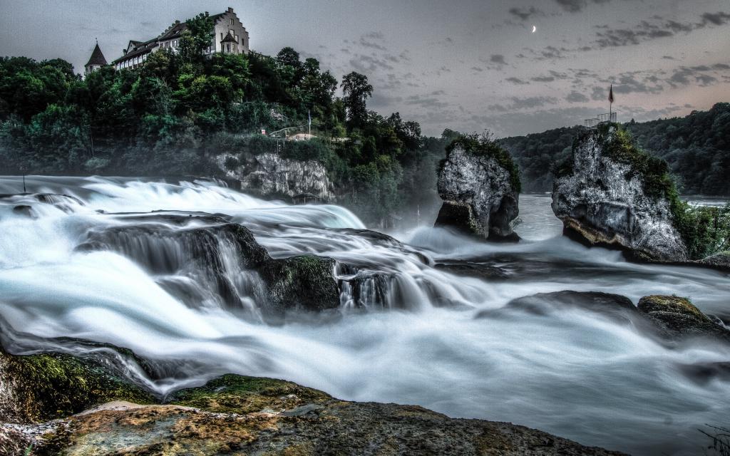 Рейнский водопад Швейцария