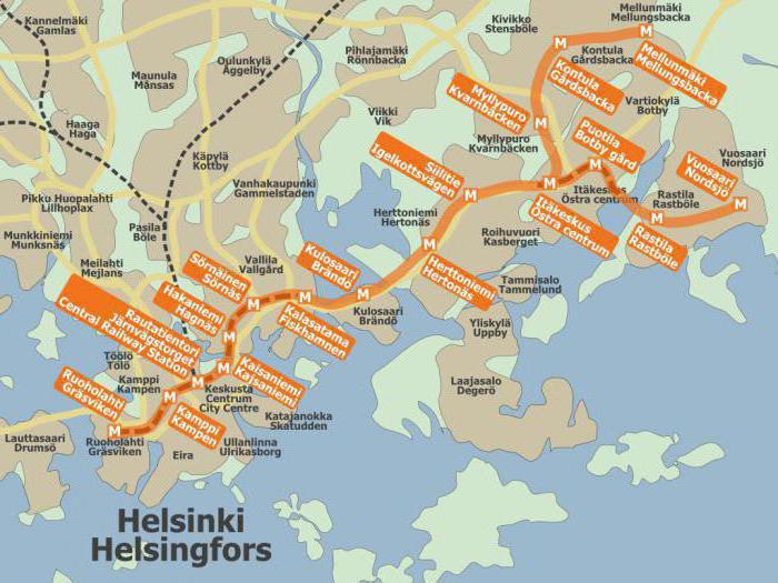 схема метро хельсинки
