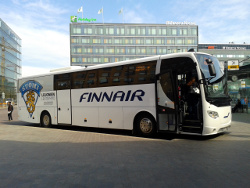 Автобус Finnair City Bus из центра Хельсинки до аэропорта