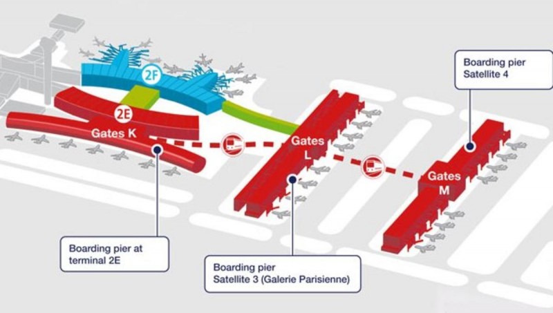 Air-France-CDG-hub-map
