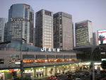 Синагава - станция на пути из Токио в Киото