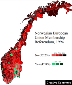 Результаты норвежского референдума о членстве в ЕС (1994)