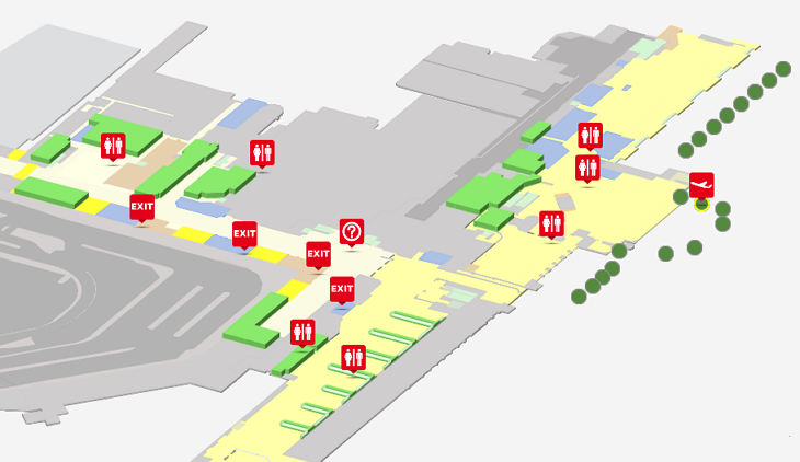 Схема аэропорта Линате