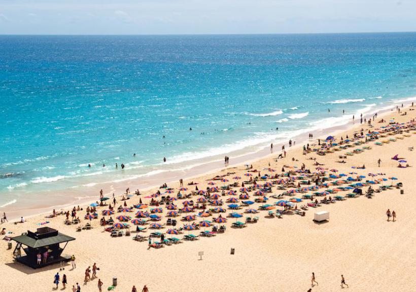 Пляж Корралехо на Канарских островах